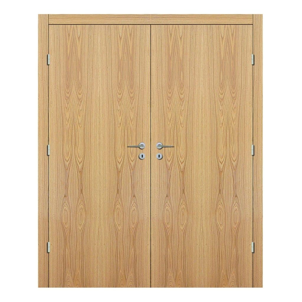 American White Oak Solid Core Double Door