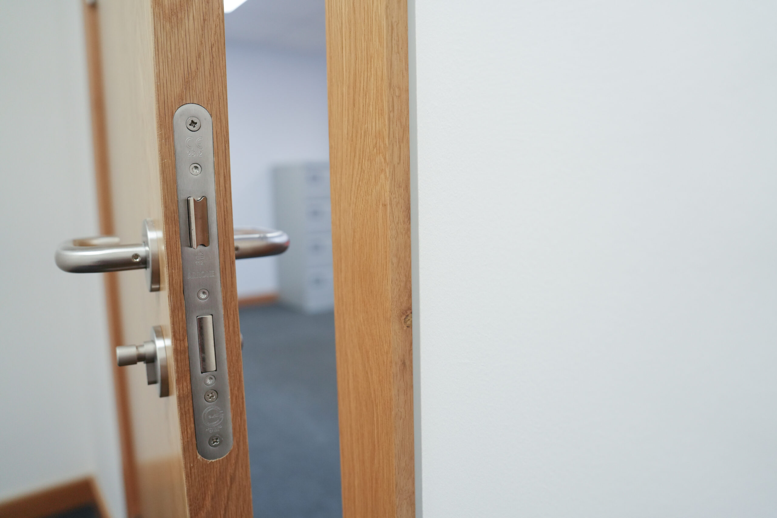 open fire door